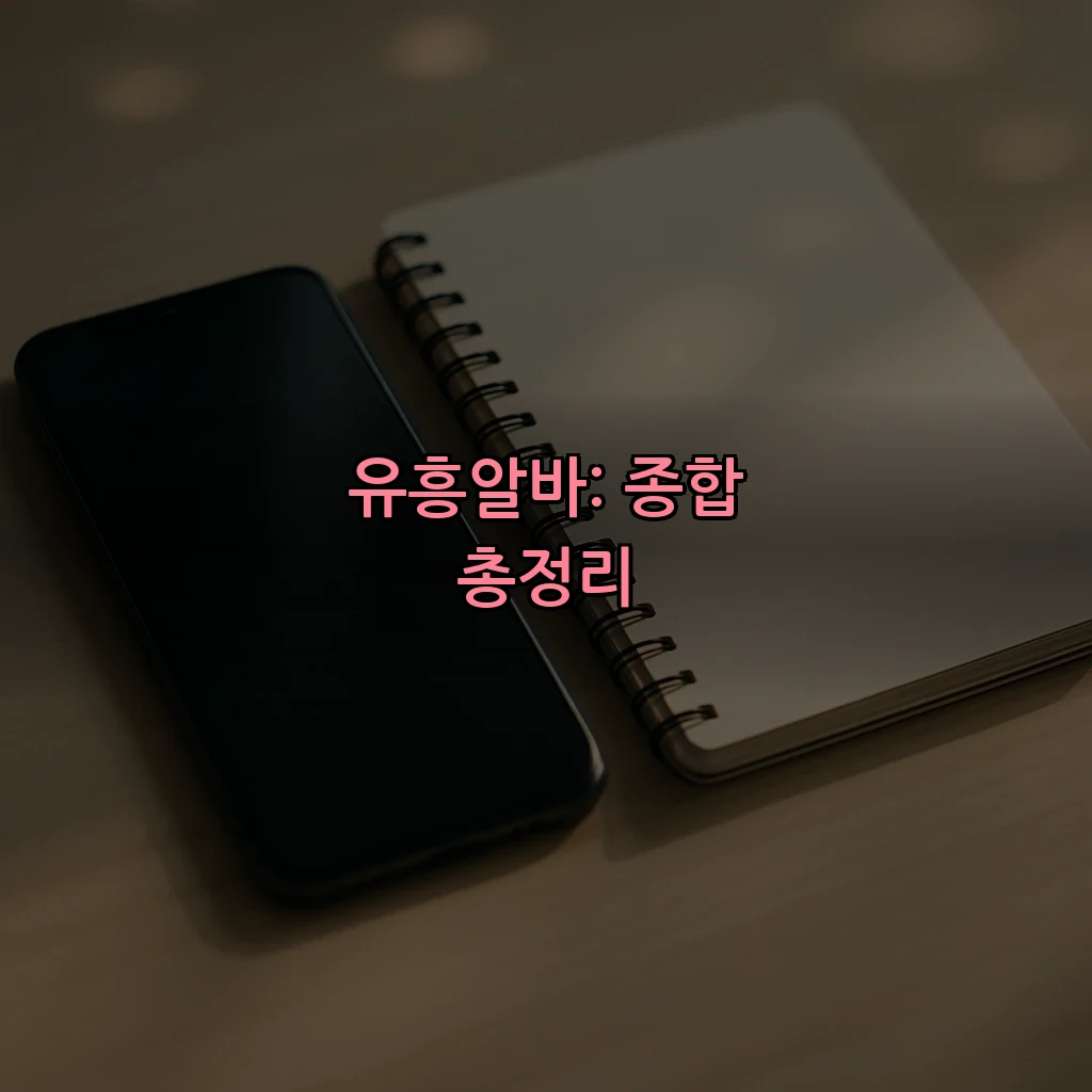 유흥알바: 종합 총정리